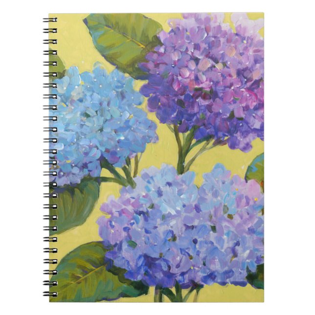 Spring Hydrangeas I Notebook (Front)