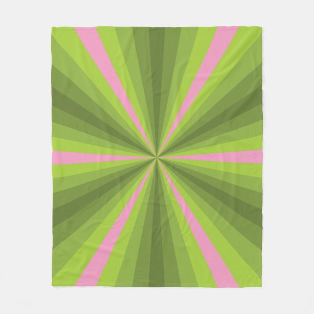 Spring Illusion Fleece Blanket (Front)