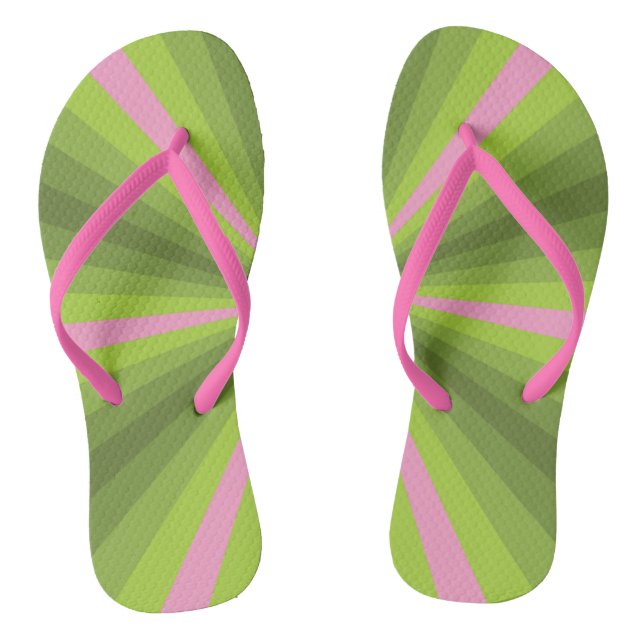Spring Illusion Illusion Flip Flops (Footbed)