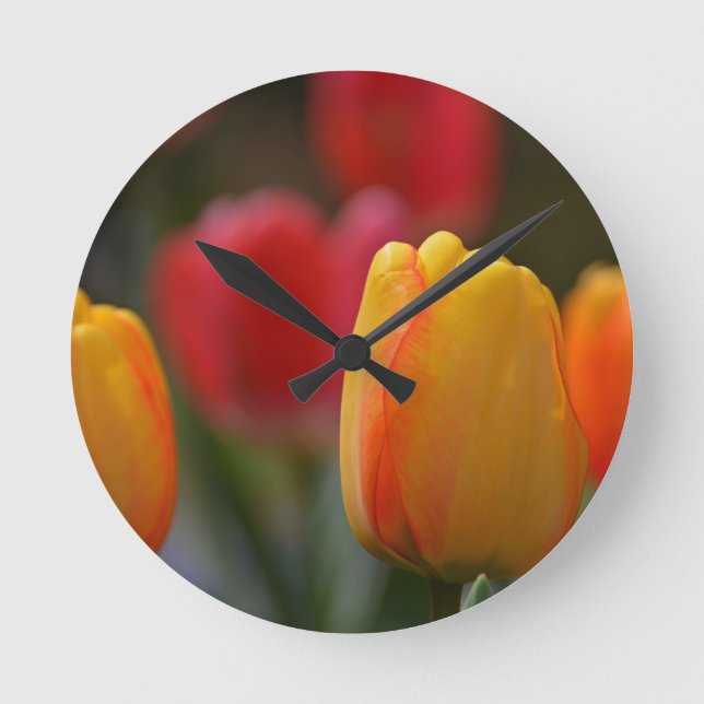 Spring in Colours Round Clock (Front)
