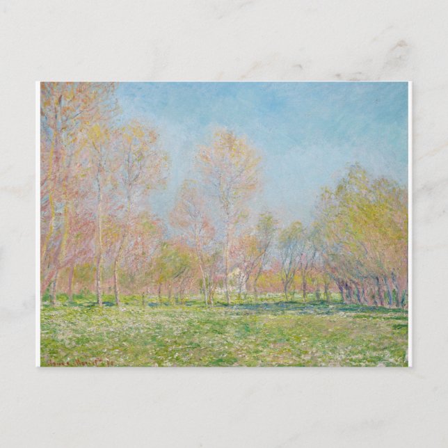 Spring in Giverny by Claude Monet Postcard (Front)