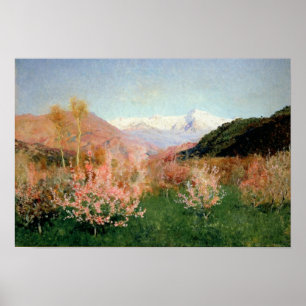 Spring in Italy, 1890 Poster