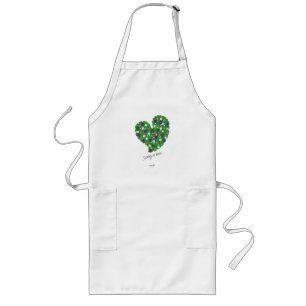 Spring in Love-Colourful Tulips(pink,purple,white) Long Apron