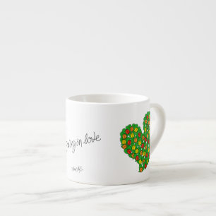 Spring in Love-Colourful Tulips(red,yellow,orange) Espresso Cup