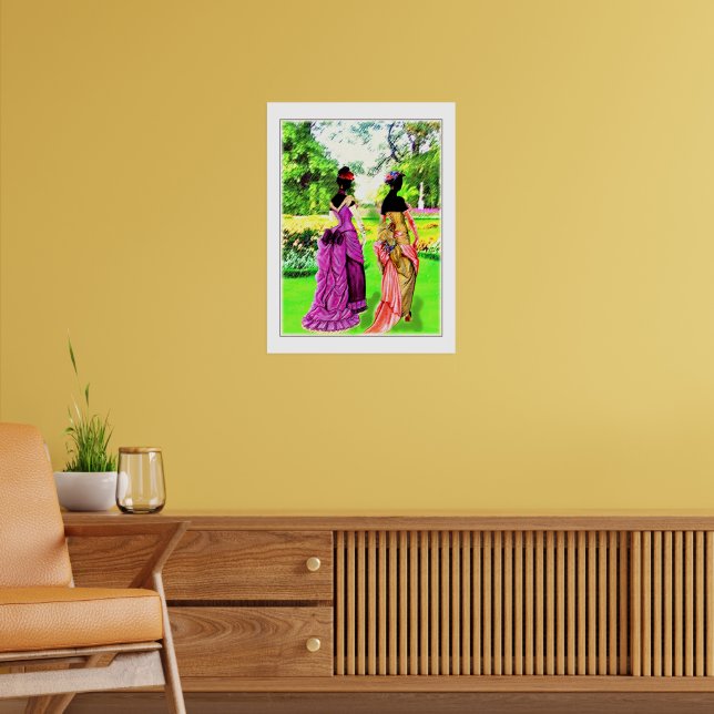 Spring in Paris 1872 Poster (Living Room 2)
