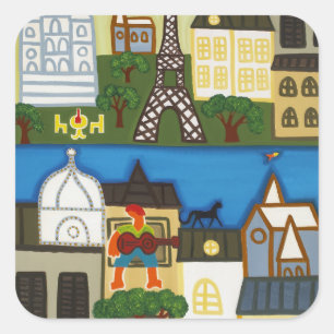 Spring in Paris 2006 Square Sticker