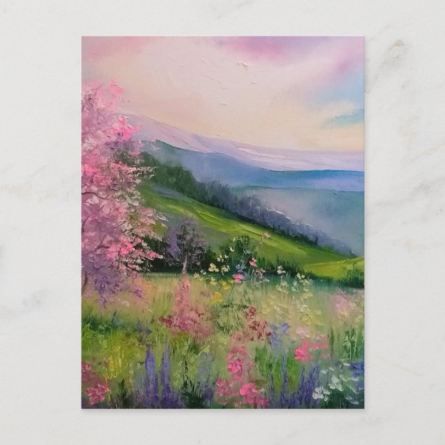 Spring in the Carpathians Postcard (Front)