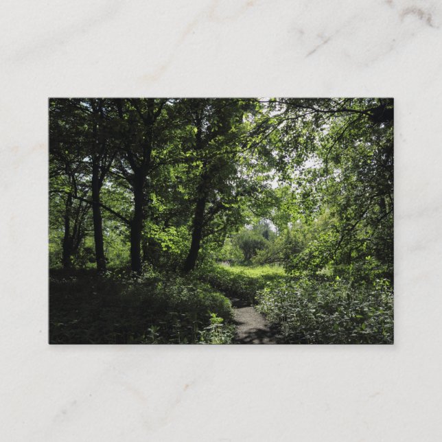 Spring in the Woods 03 Business Card (Front)