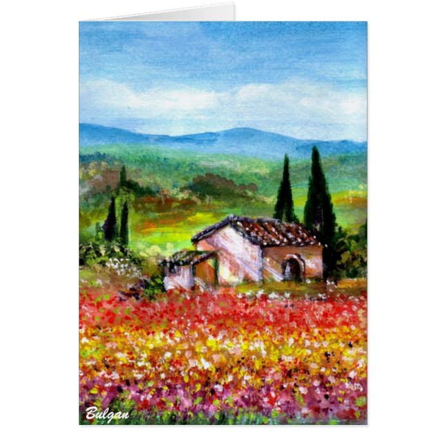 SPRING IN TUSCANY COUNTRYSIDE (Front)