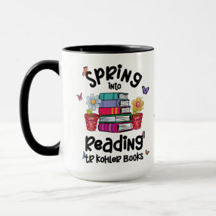 Spring Into Reading TR Kohler Books Mug