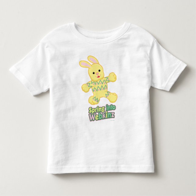 Spring Into Webkinz! Toddler T-Shirt (Front)