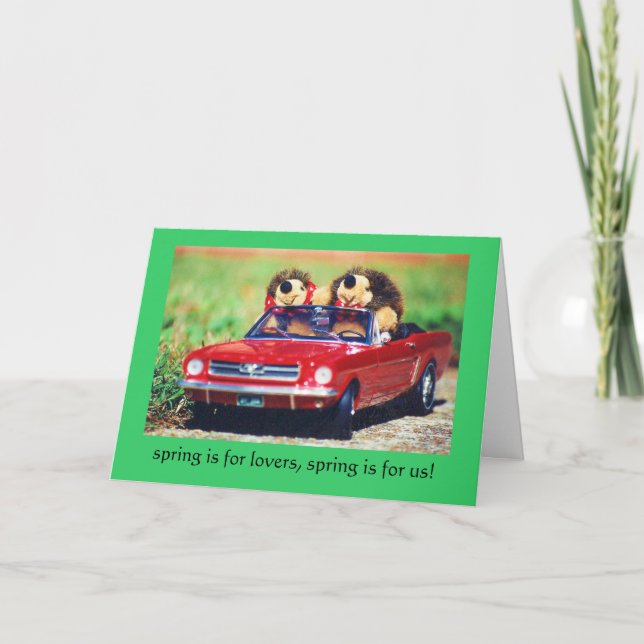 spring is for love card (Front)