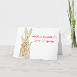 SPRING IS HEAR/EASTER IS NEAR CARD