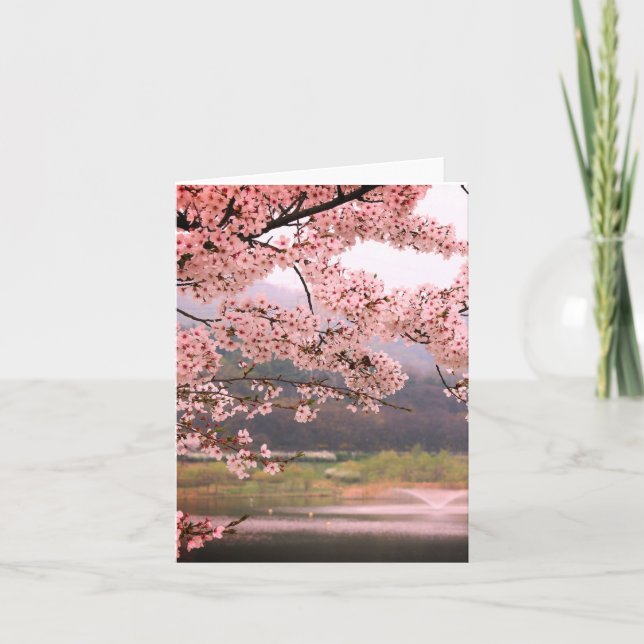 Spring is Here Blossoms Card (Front)
