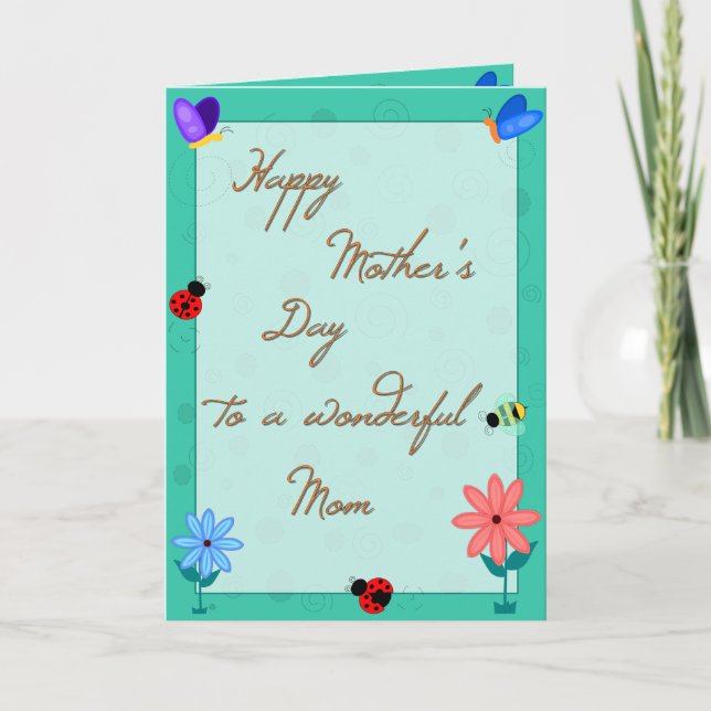 Spring is Here! Mother's Day Card (Front)