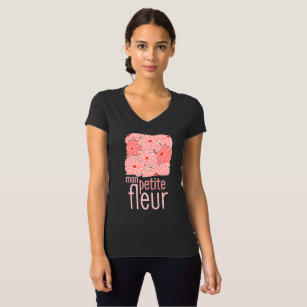 Spring Is Here Retro Daisies French Fashion Quote T-Shirt