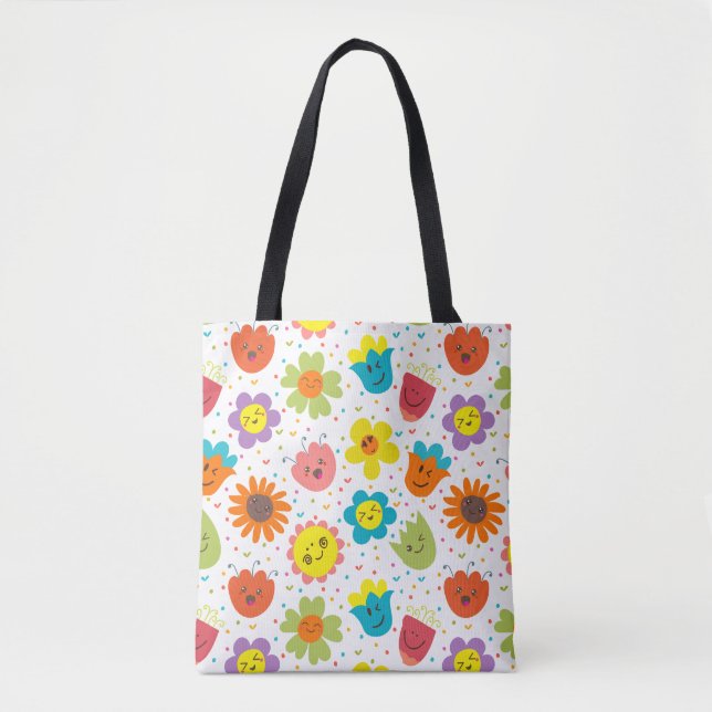 Spring is in the air reusable tote  bag (Front)