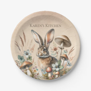 Spring Jack Rabbit Paper Plate