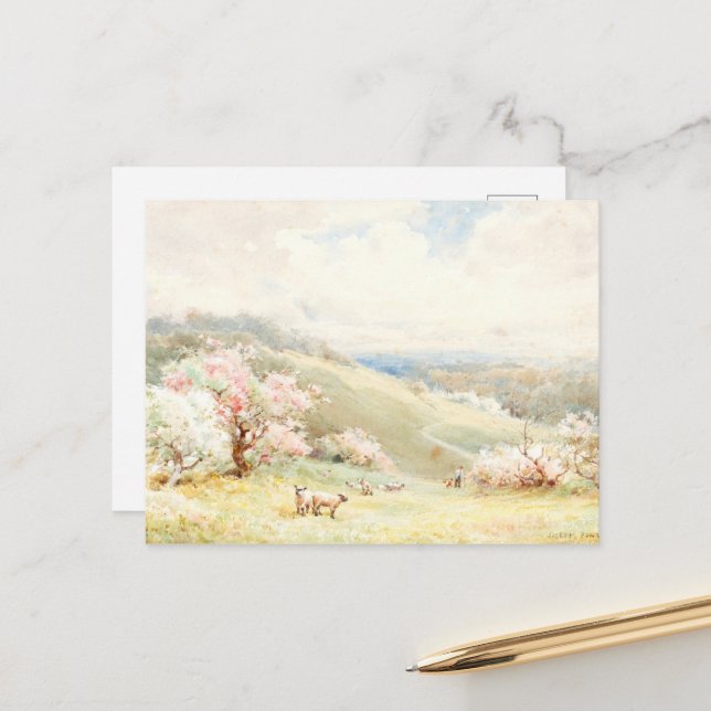 Spring, Joseph Rubens Powell  Postcard (Front/Back In Situ)