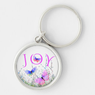 Spring Joy Butterflies Keychain