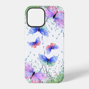 Spring Joy - Colourful Butterflies Flying in Natur iPhone 12 Pro Case