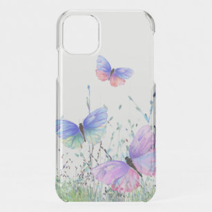 Spring Joy - Colourful Butterflies Flying in Natur iPhone 11 Case