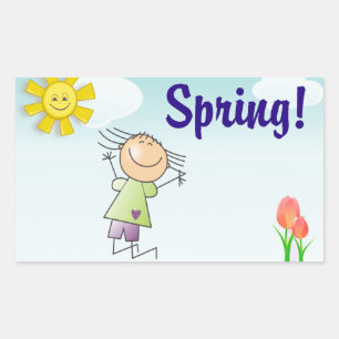 Spring! Jump For Joy - Stickers