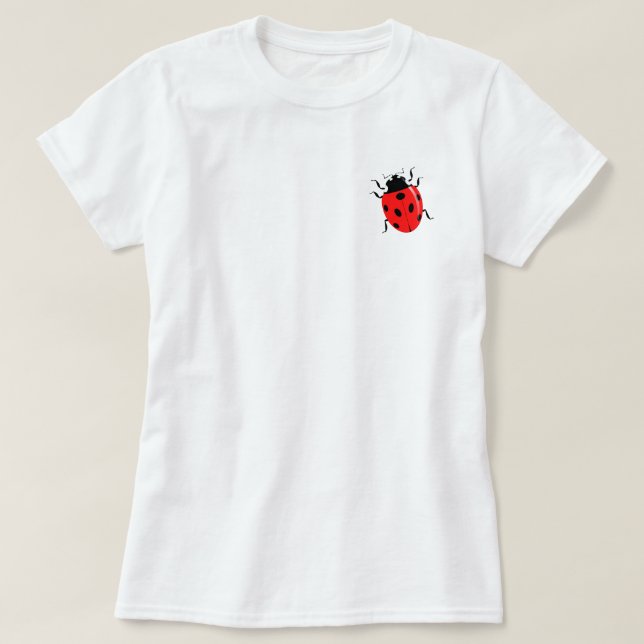 Spring Ladybug T-Shirt (Design Front)