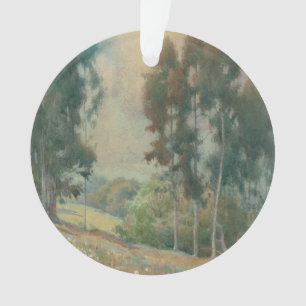 Spring Landscape (1911) Serene Watercolor Scenery Ornament