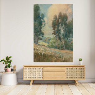 Spring Landscape (1911)  Serene Watercolor Scenery Poster