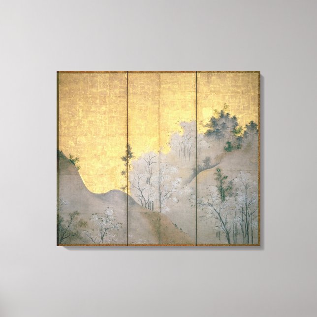 Spring Landscape Canvas Print (Front)