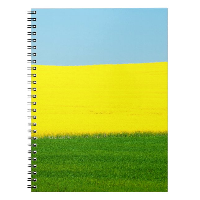 Spring Landscape Meadow Spiral Notebook (Front)
