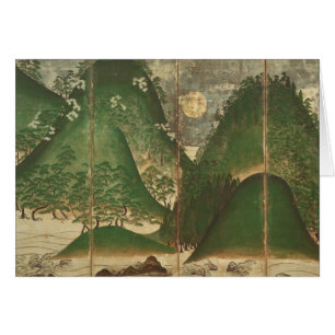 Spring Landscape with Sun