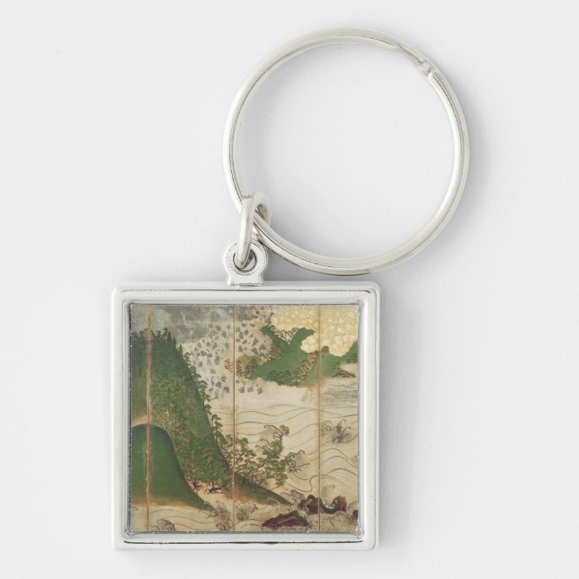 Spring Landscape with Sun Key Ring (Front)