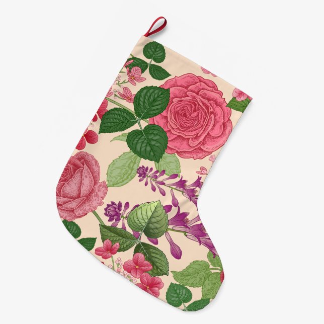 spring large christmas stocking (Front (Hanging))