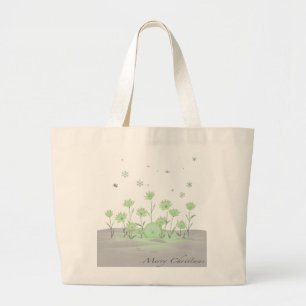 Spring Leaf Harmony – Minimal Nature Tote