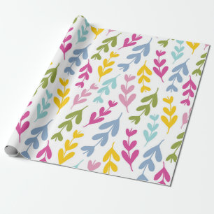Spring Leaves Gift Wrap