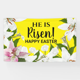Spring Lily Easter Banner