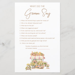 Spring Love In Bloom Bridal Shower What Groom Says