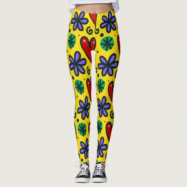 Spring Love Leggings (Front)