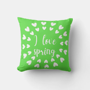 Spring Love, Little Hearts Cushion