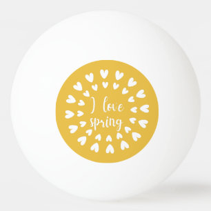 Spring Love, Little Hearts Ping Pong Ball