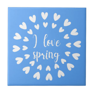 Spring Love, Little Hearts Tile