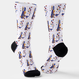 Spring magic to Easter pattern Socks