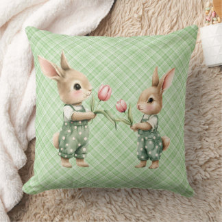 Spring magic with Pastel Bunny Dream Cushion