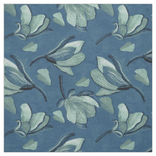 Spring Magnolia blue Fabric