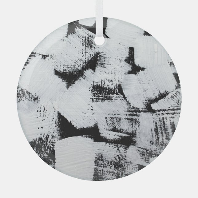 Spring magnolias, elegant fabric design. glass tree decoration (Front)