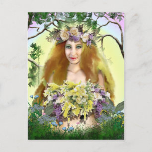 Spring Maiden Postcard