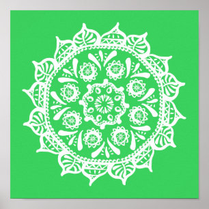 Spring Mandala Poster