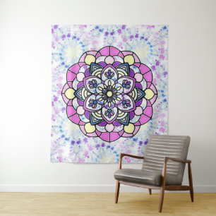Spring Mandala Tapestry